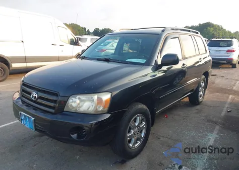 2005 Toyota Highlander V6 из США, поврежденный, VIN JTEGP21A350067787